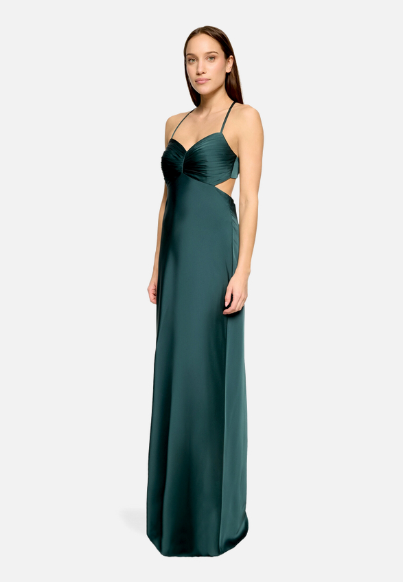 Cocktailkleid mit Cut-Outs / Modellfoto Vorderseite (Outfit)