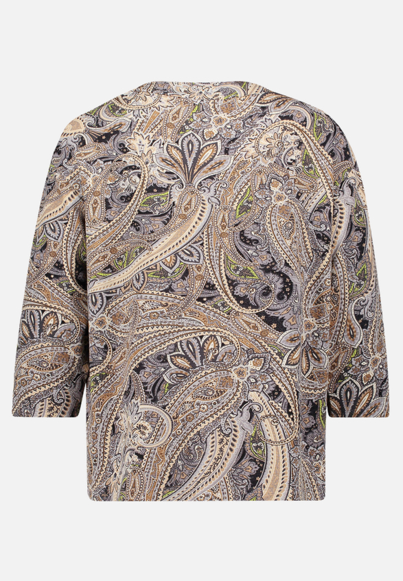Sweatshirt mit hohem Kragen / Rückseite