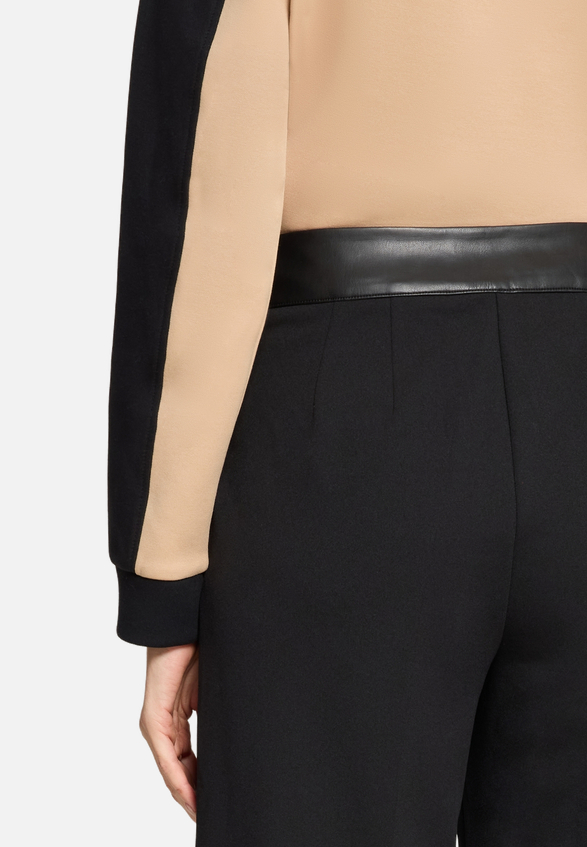 Marlene-Hose unifarben / Detailbild