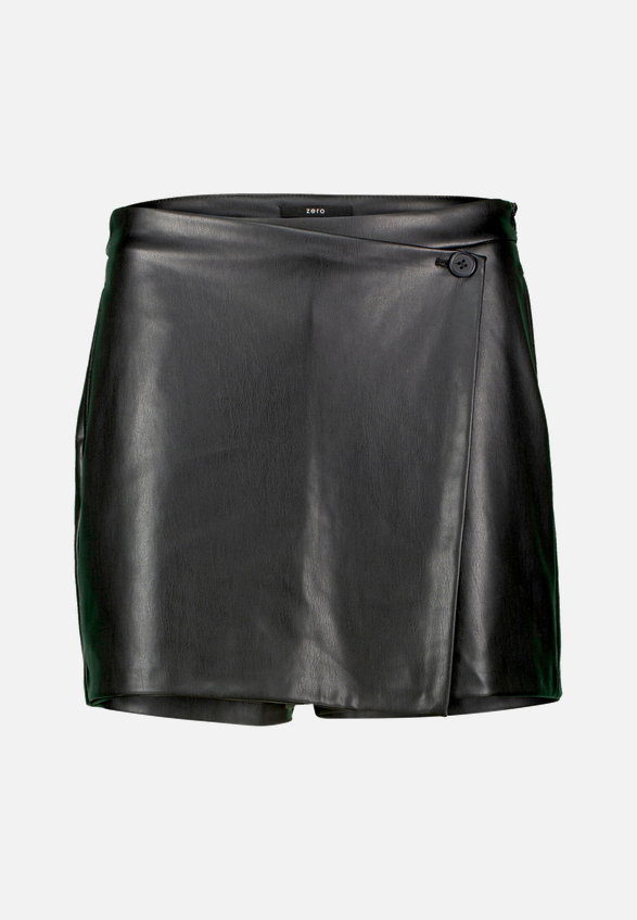Skorts in Lederoptik / Vorderseite