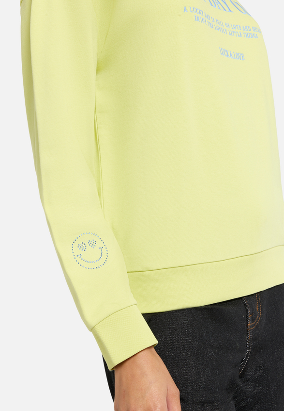 Sweatshirt mit Rippbündchen / Detailbild