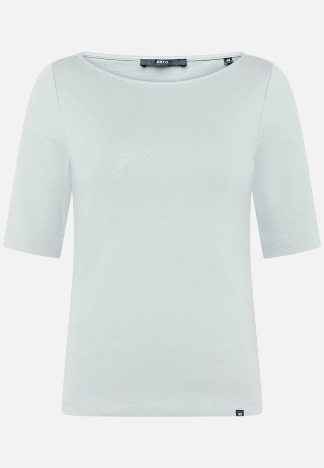 Basic Shirt  mit U-Boot-Ausschnitt / Vorderseite
