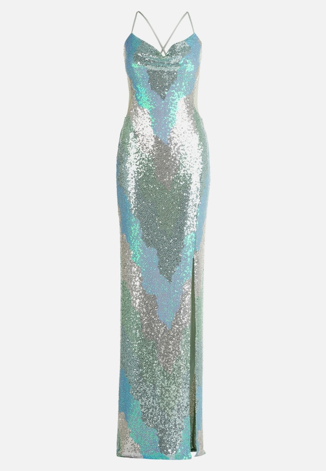 Abendkleid mit Pailletten / Vorderseite