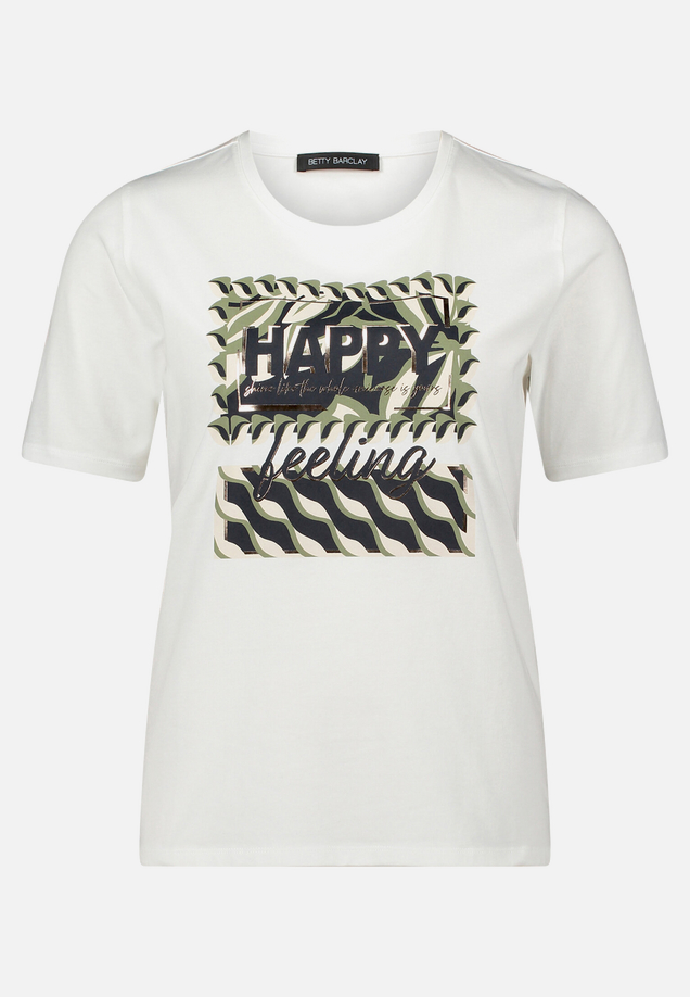 Basic Shirt mit Placement / Vorderseite