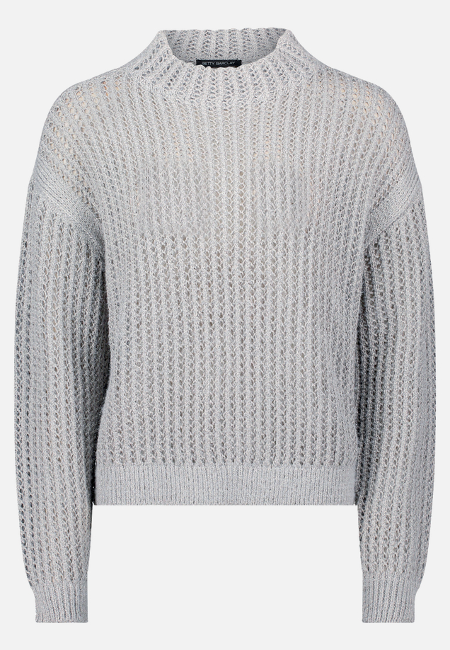 Strickpullover mit hohem Kragen / Vorderseite