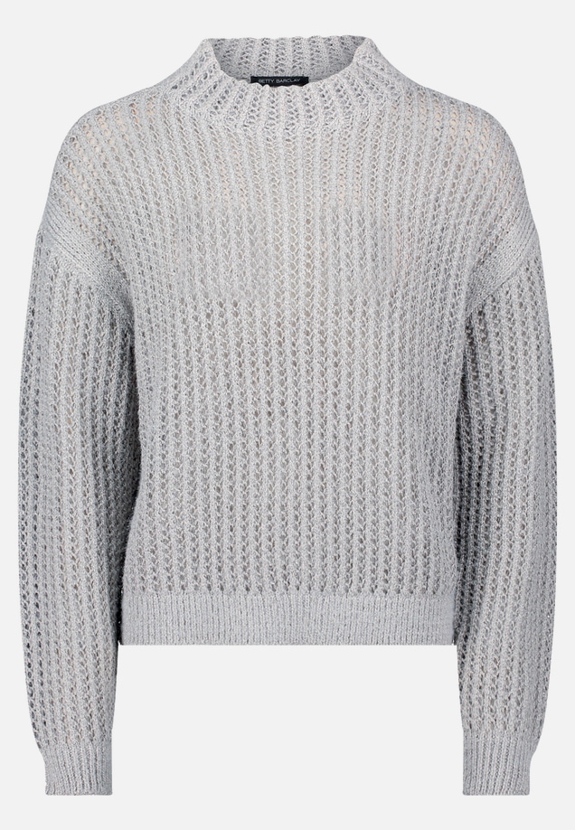 Strickpullover mit hohem Kragen / Vorderseite
