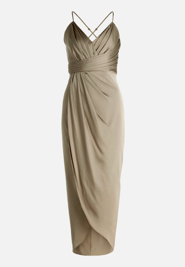 Abendkleid mit Raffung / Vorderseite