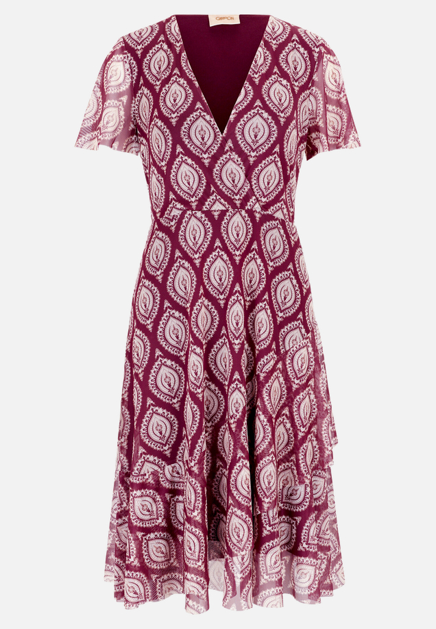 Volantkleid mit Rüschen / Vorderseite