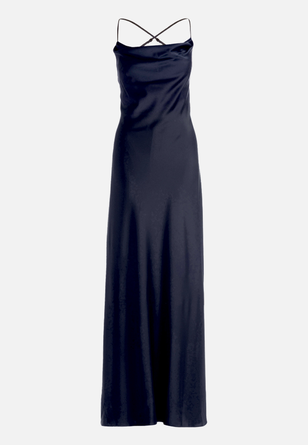 Abendkleid mit Wasserfallausschnitt / Vorderseite