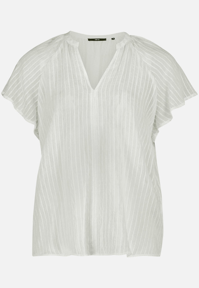 Bluse transparent mit V-Ausschnitt  / Vorderseite