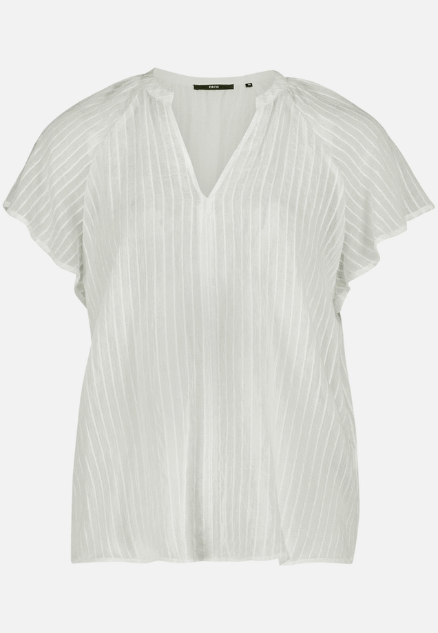 Bluse transparent mit V-Ausschnitt  / Vorderseite