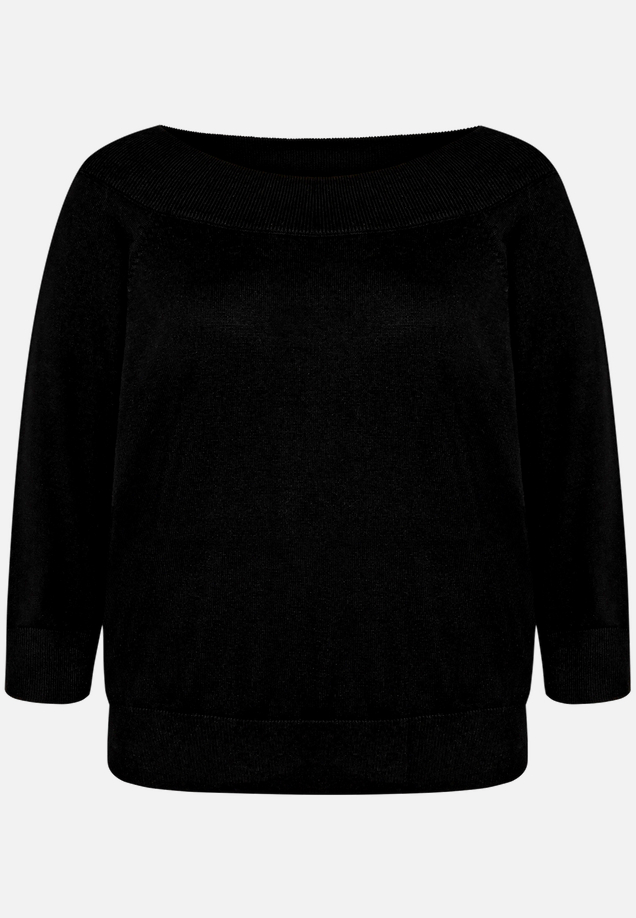 Strickpullover mit Carmenausschnitt  / Vorderseite