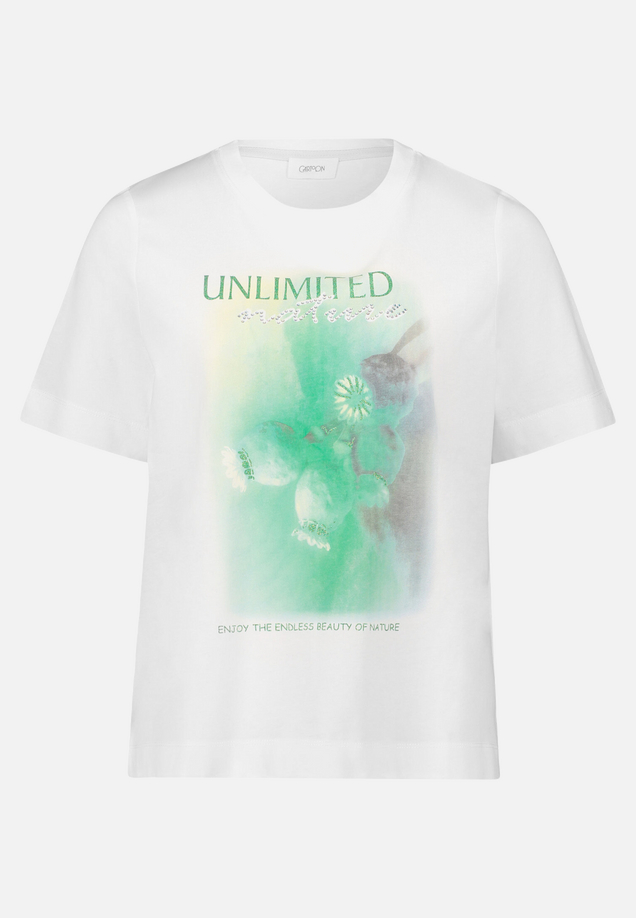 Printshirt mit Rundhalsausschnitt / Vorderseite