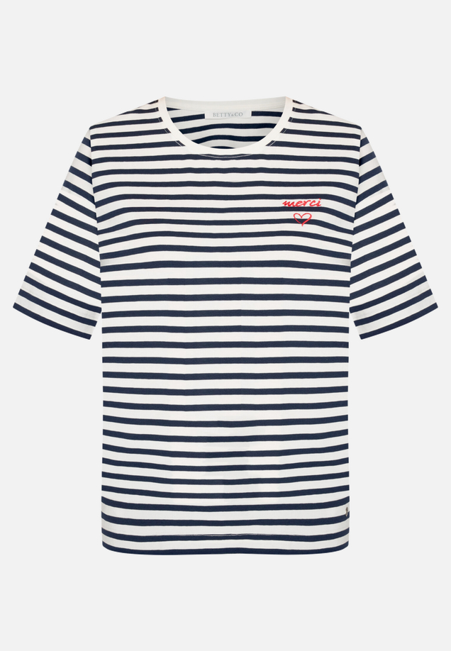 Basic Shirt mit Ringel / Vorderseite