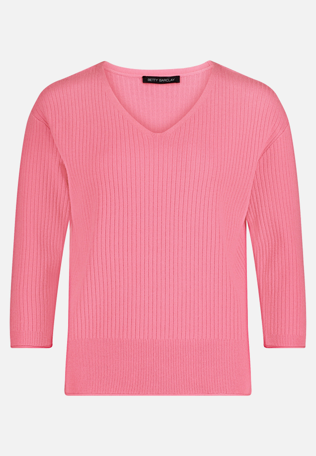 Feinstrickpullover mit V-Ausschnitt / Vorderseite