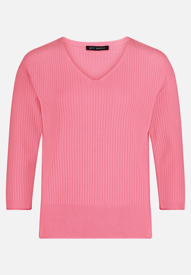 Feinstrickpullover mit V-Ausschnitt / Vorderseite