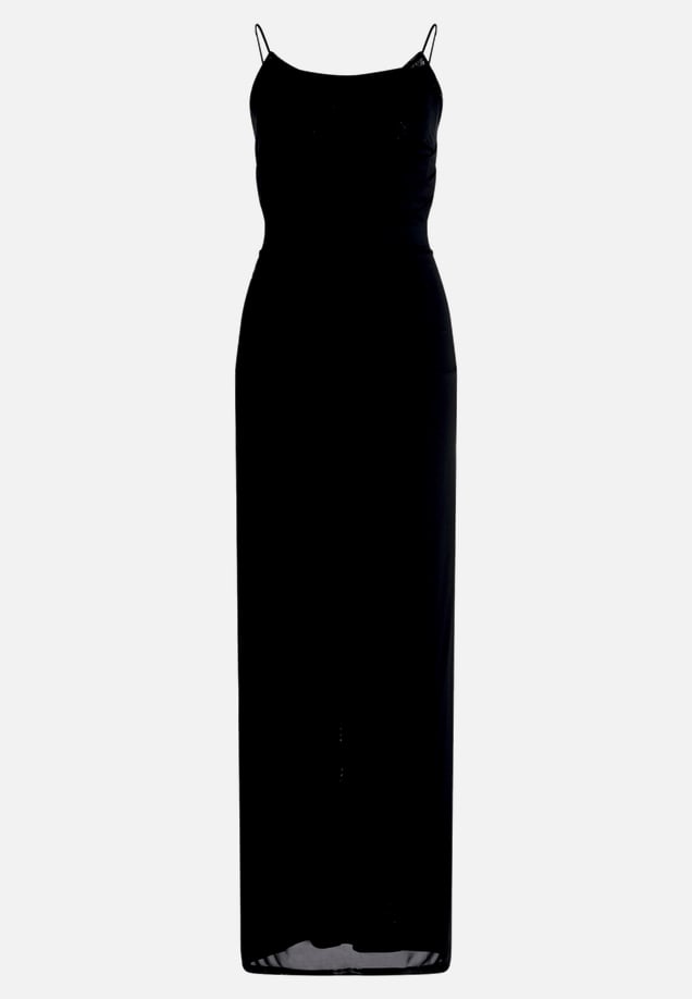 Abendkleid mit Spitzeneinsatz / Vorderseite