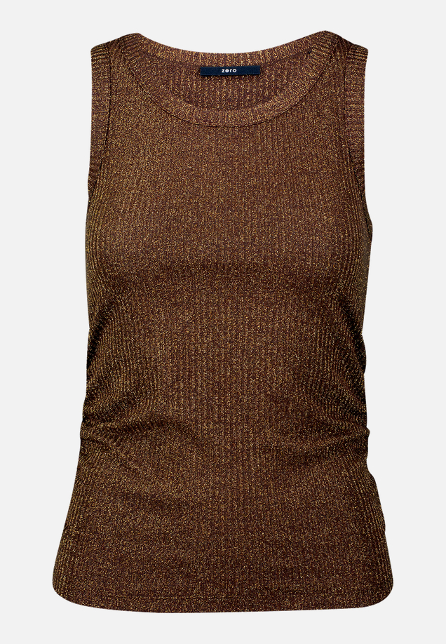 Basic-Top im Glitzer-Look / Vorderseite