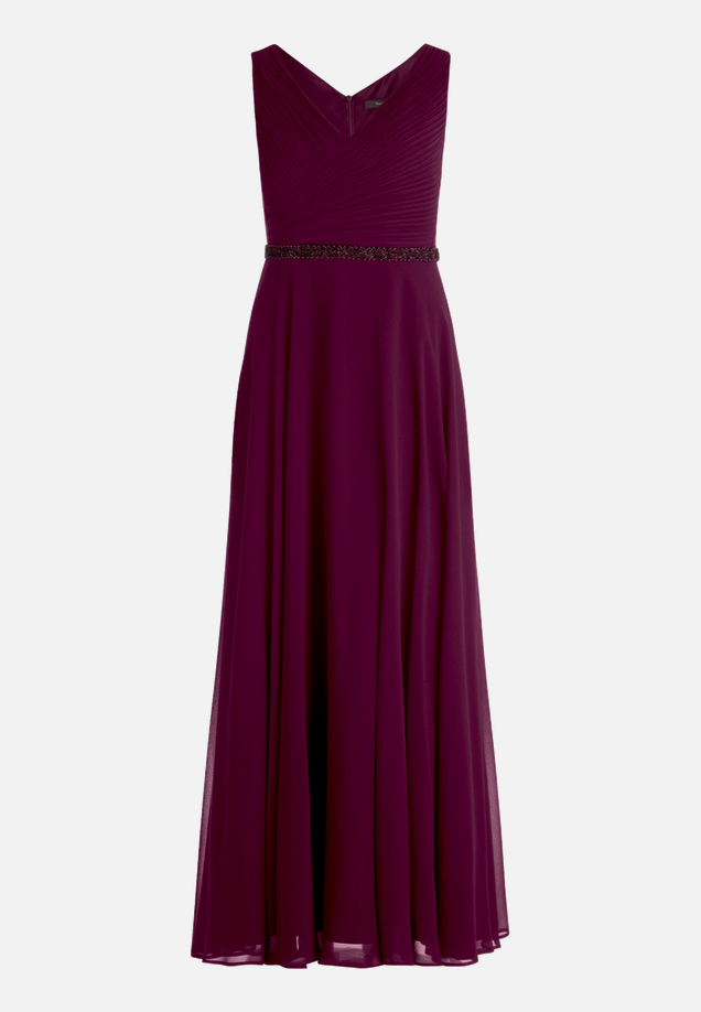 Abendkleid mit Plissee / Vorderseite
