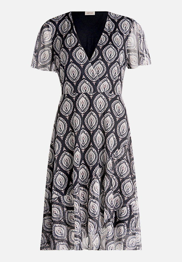 Volantkleid mit Rüschen / Vorderseite