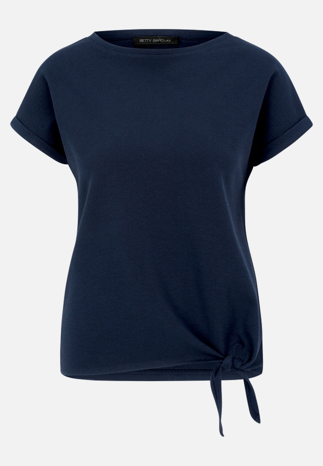 Halbarm-Shirt mit Schleifenknoten / Vorderseite