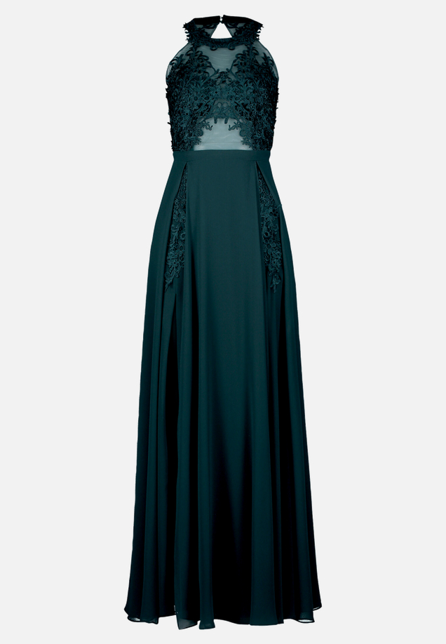 Abendkleid mit Placement / Vorderseite