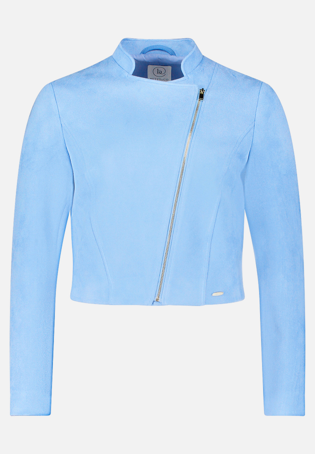 Bikerjacke mit Stehkragen / Vorderseite