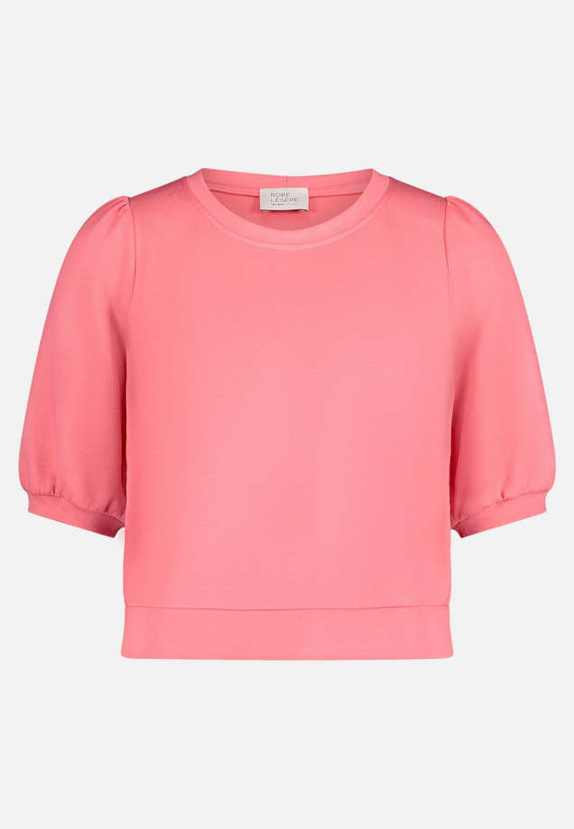 Halbarm-Shirt mit Rundhalsausschnitt / Vorderseite