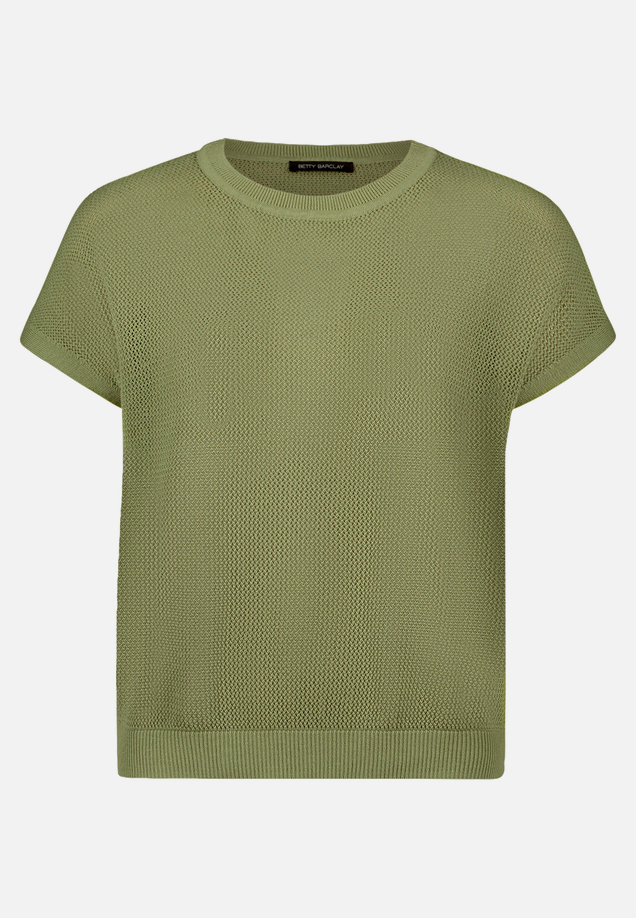 Lochstrick-Pullover ohne Arm / Vorderseite