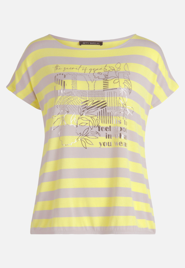 Printshirt mit Gummizug / Vorderseite