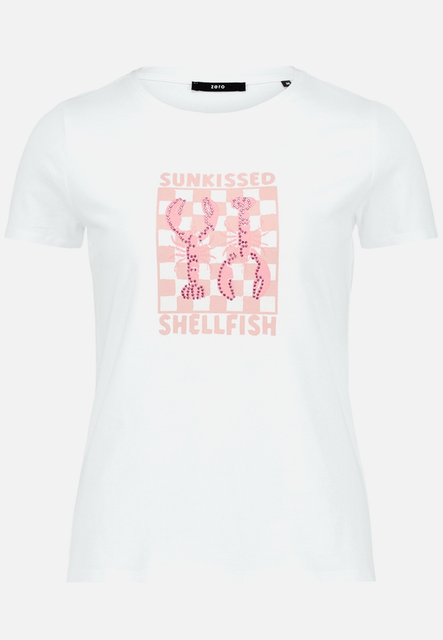 T-Shirt mit Frontprint / Vorderseite
