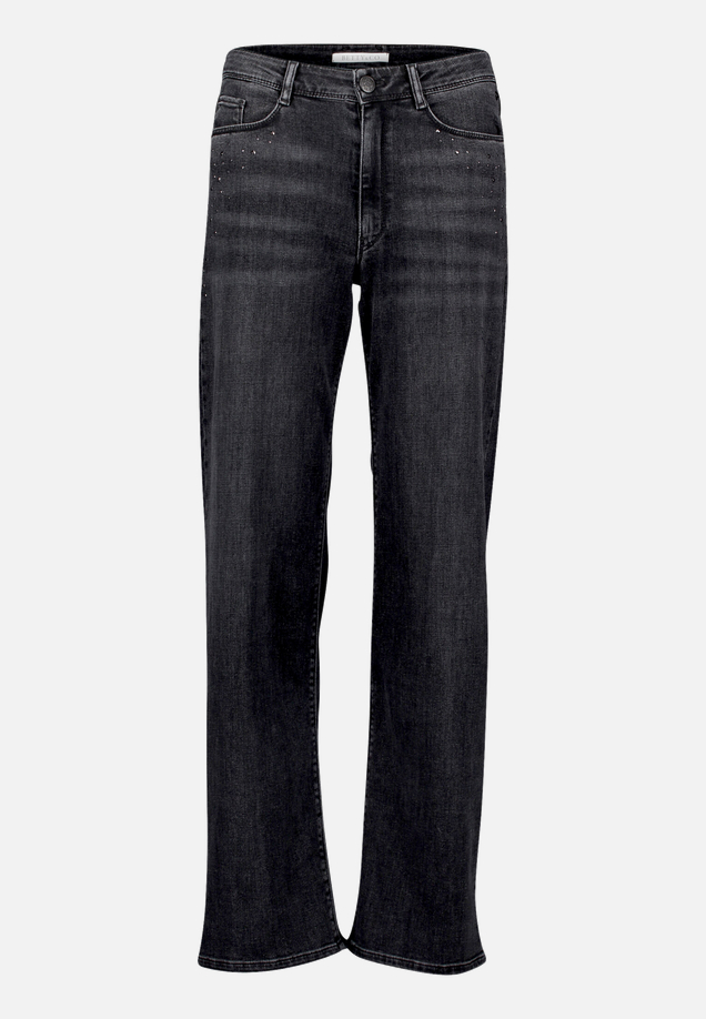High Waisted-Jeans mit Strass / Vorderseite