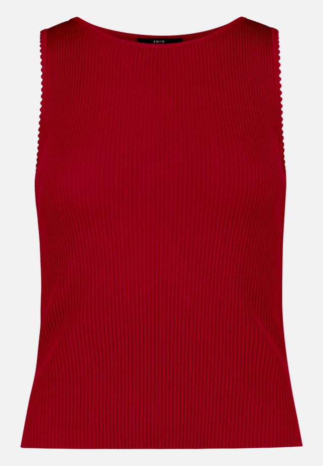 Stricktop  mit U-Boot Ausschnitt  / Vorderseite