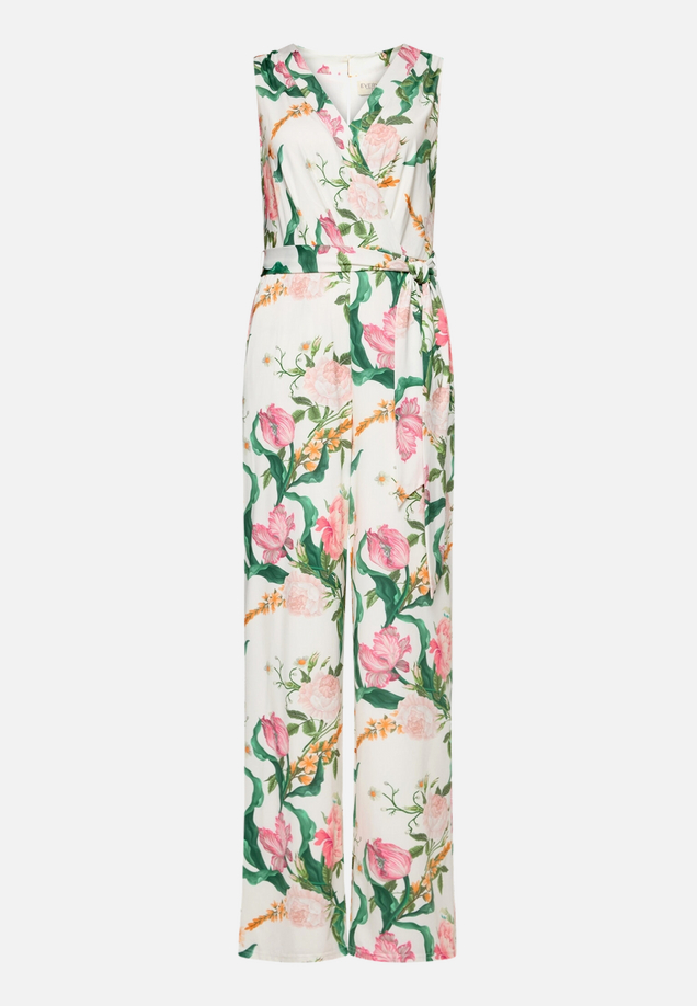 Jumpsuit mit Bindegürtel / Vorderseite