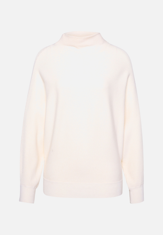 Pullover strukturiert mit Stehkragen / Vorderseite