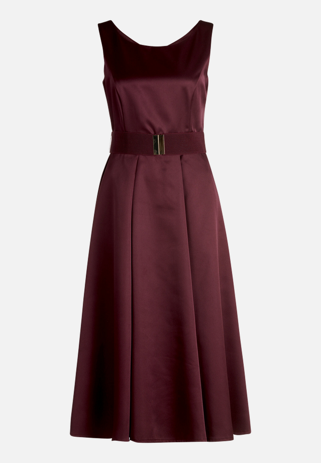 Cocktailkleid mit Gürtel / Vorderseite