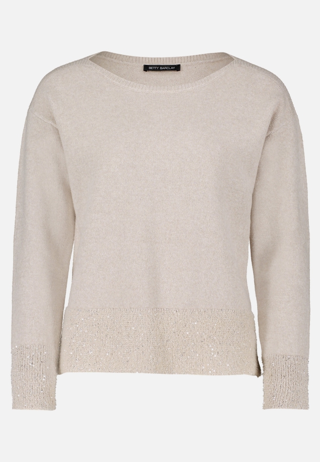 Strickpullover mit Pailletten / Vorderseite
