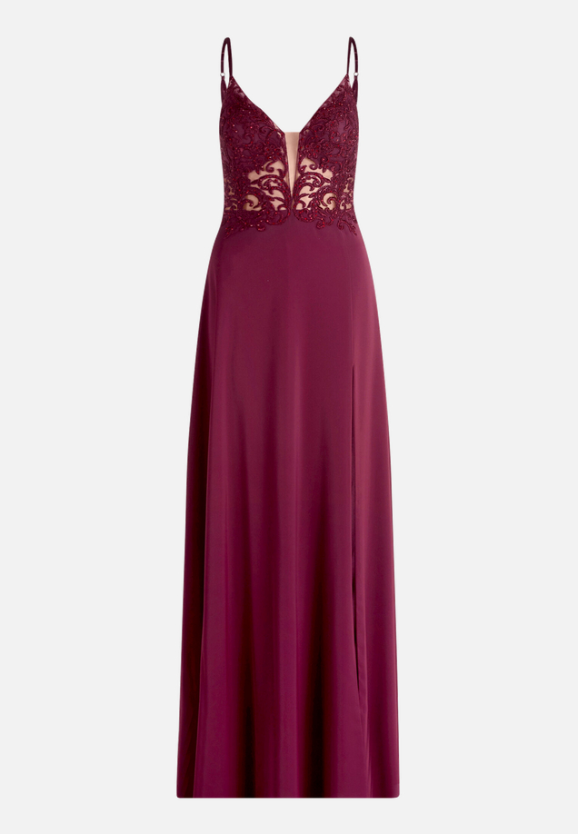 Abendkleid mit Stickerei / Vorderseite