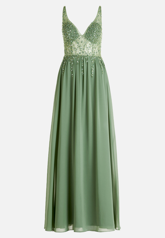 Abendkleid mit Stickerei / Vorderseite