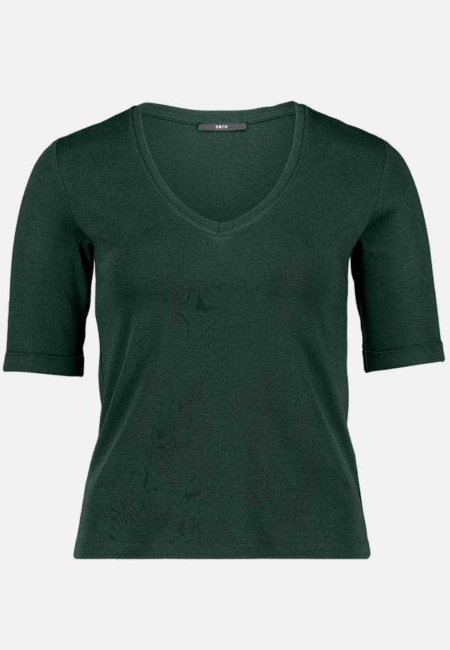 Basic-T-Shirt mit V-Ausschnitt / Vorderseite