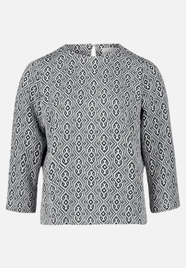 Blusenshirt mit Jacquard / Vorderseite