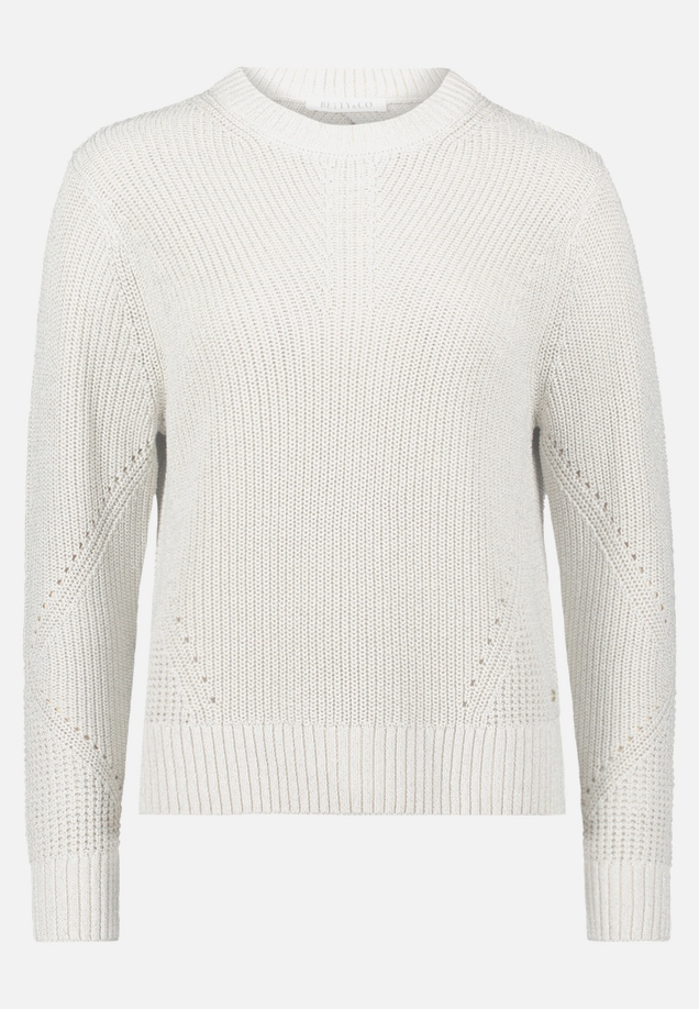 Strickpullover mit Lurexfaden / Vorderseite