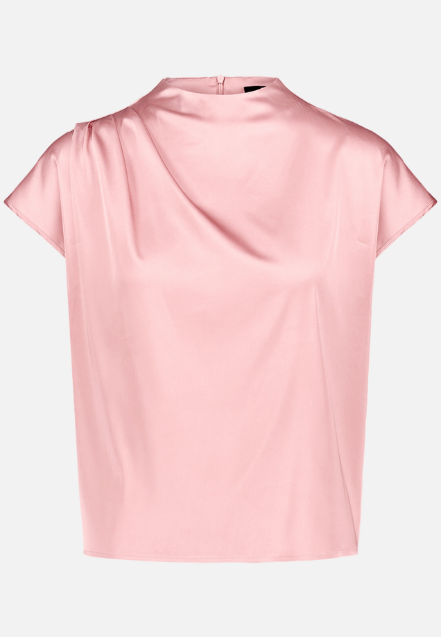 Satinbluse  mit Stehkragen / Vorderseite