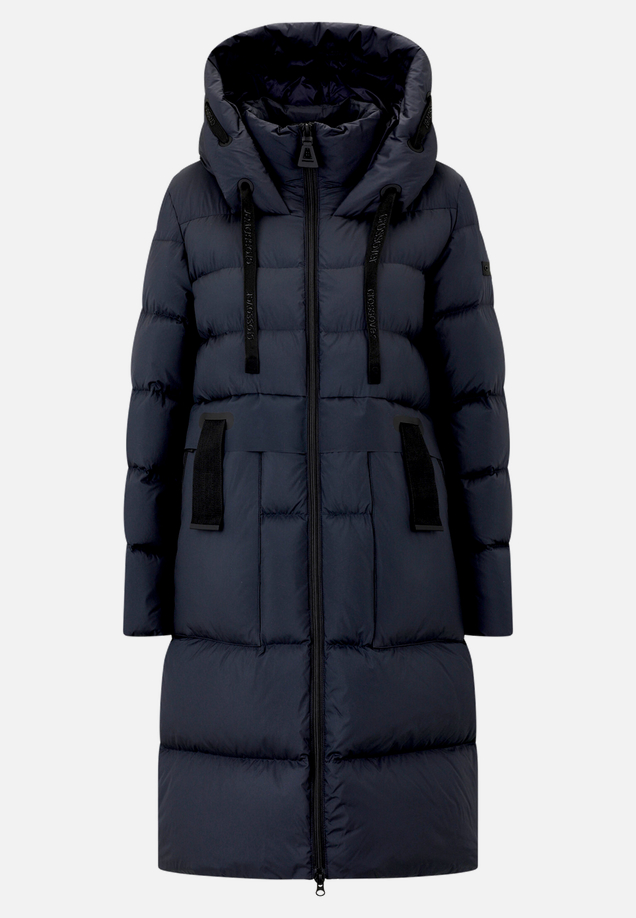 Daunen-Steppjacke mit Kapuze / Vorderseite