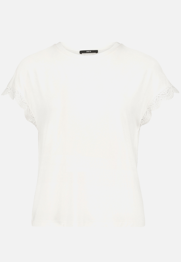T-Shirt mit Spitze / Vorderseite