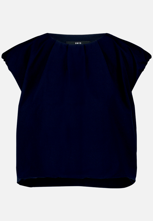 Cropped-Shirt  mit Rundhalsausschnitt  / Vorderseite