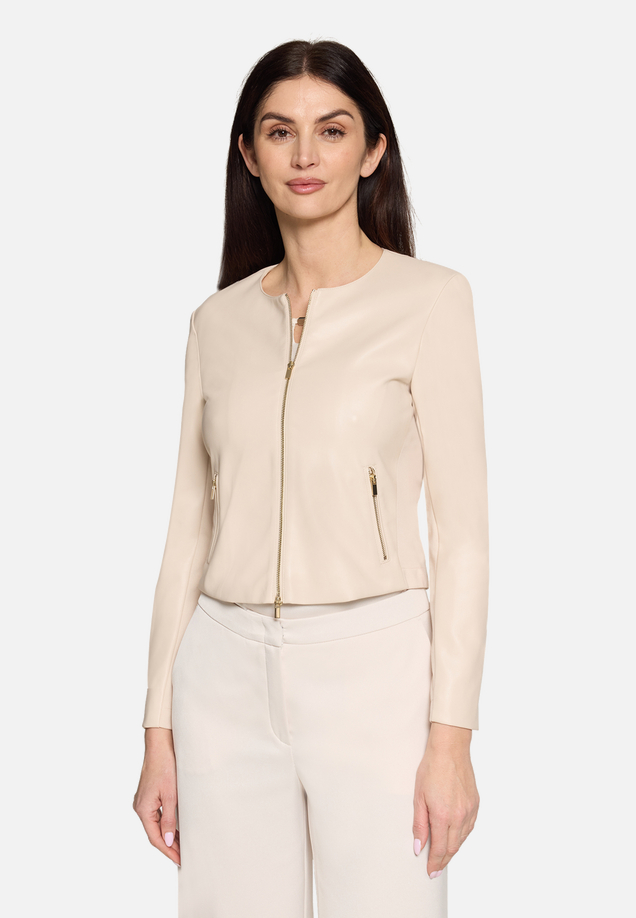 Blazer-Jacke mit Reißverschluss / Modellfoto Vorderseite