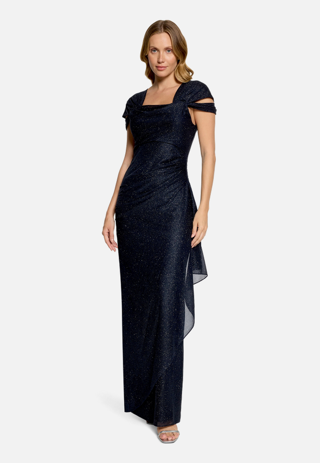 Abendkleid im Glitzer-Look / Modellfoto Vorderseite