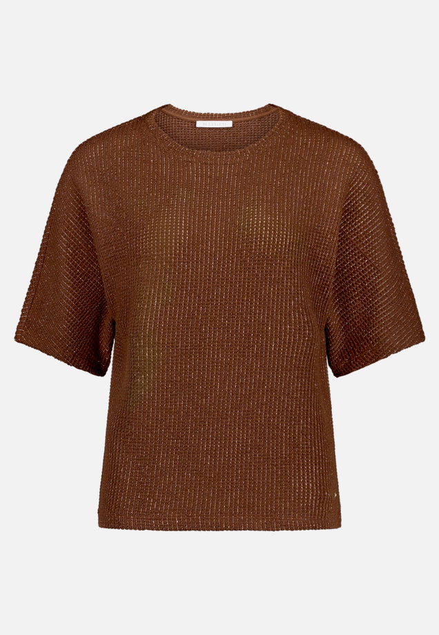 Casual-Shirt mit Lurexfaden / Vorderseite