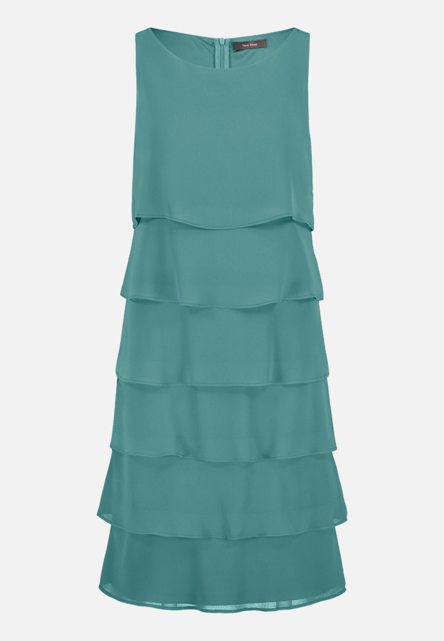 Cocktailkleid mit Volant / Vorderseite